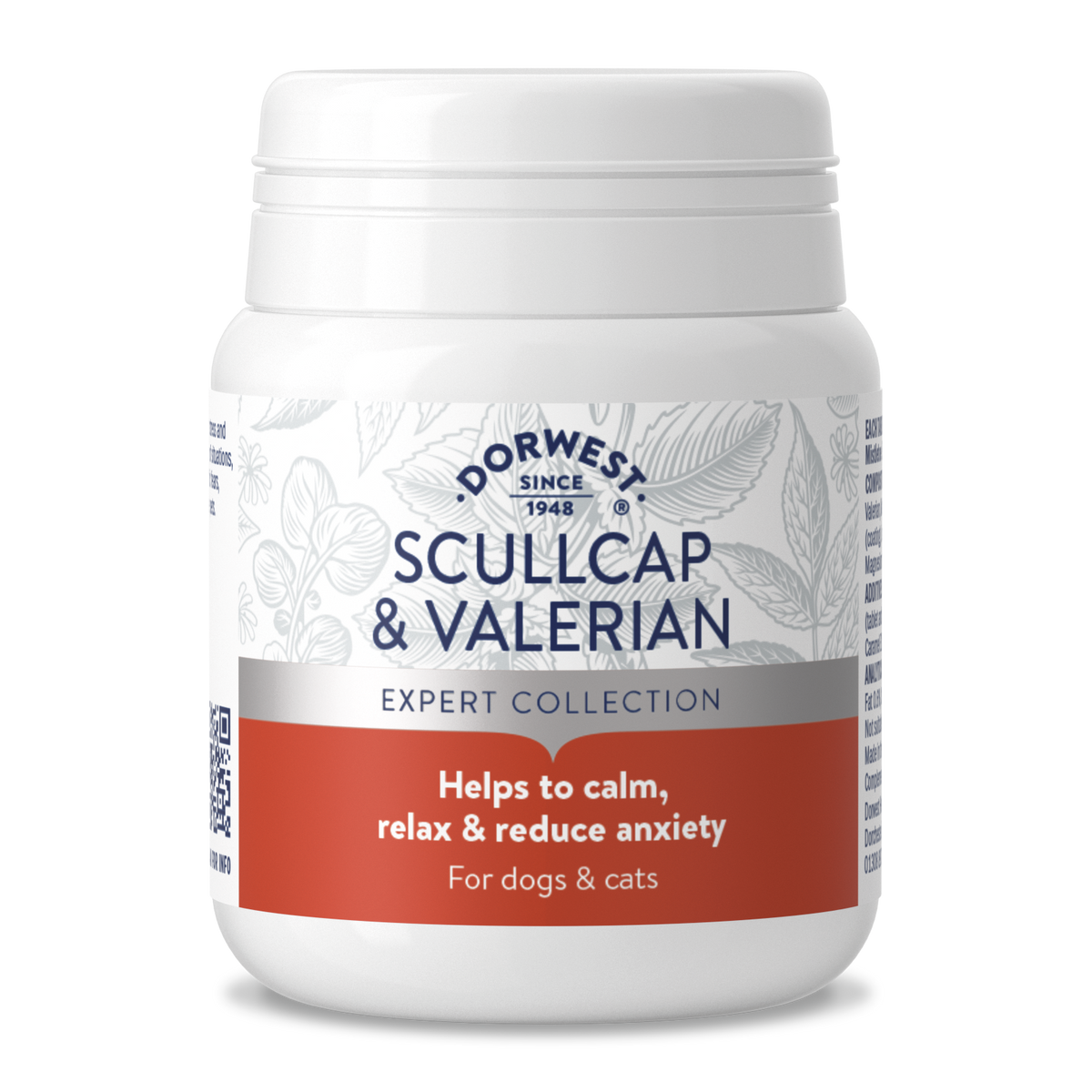 Scullcap Valerian Tablets for Dogs and Cats Dorwest Herbs