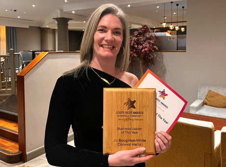 Jo wins ‘Business Leader of the Year’ at the South West Awards 2024 